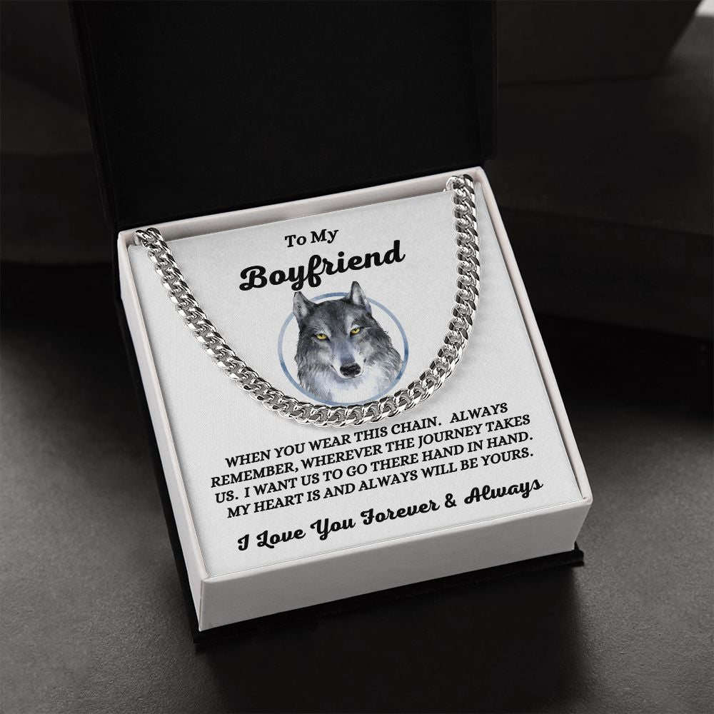To My Boyfriend - When You Wear This Chain - Cuban Link Chain