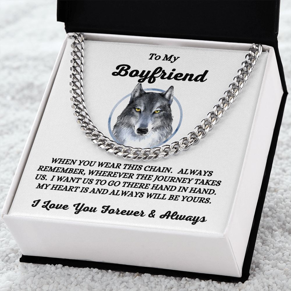 To My Boyfriend - When You Wear This Chain - Cuban Link Chain