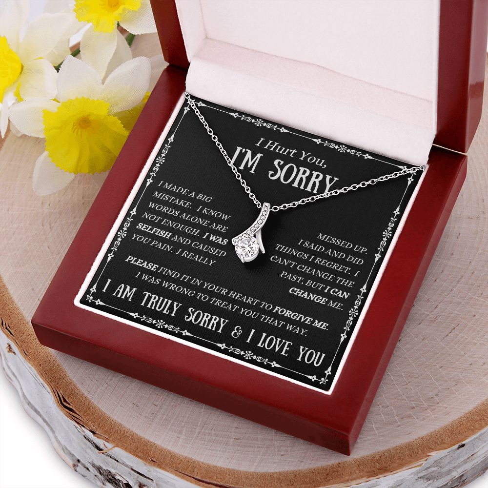 I'M SORRY - Forgive Me - Alluring Beauty Necklace