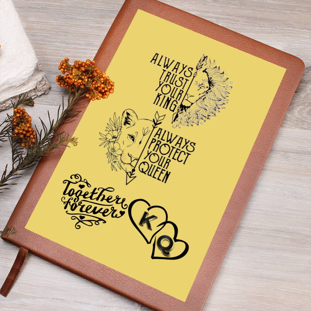 Always Trust Your King Always Protect Your Queen - Graphic Journal - Couples Gift - Husband & Wife Gift - Wedding Gift - Romantic Gift - Anniversary Gift - Valentines Gift - Birthday Gift