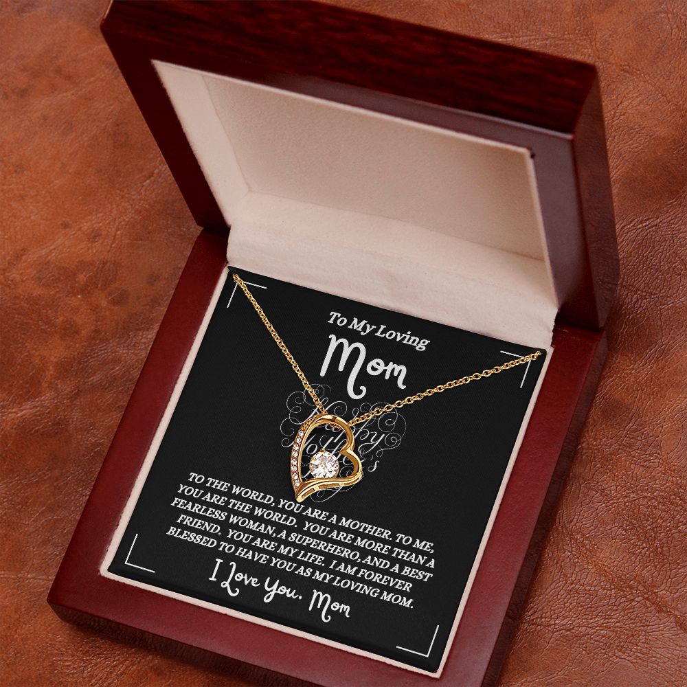 Happy Mother's Day - To My Loving Mom - Forever Love Necklace