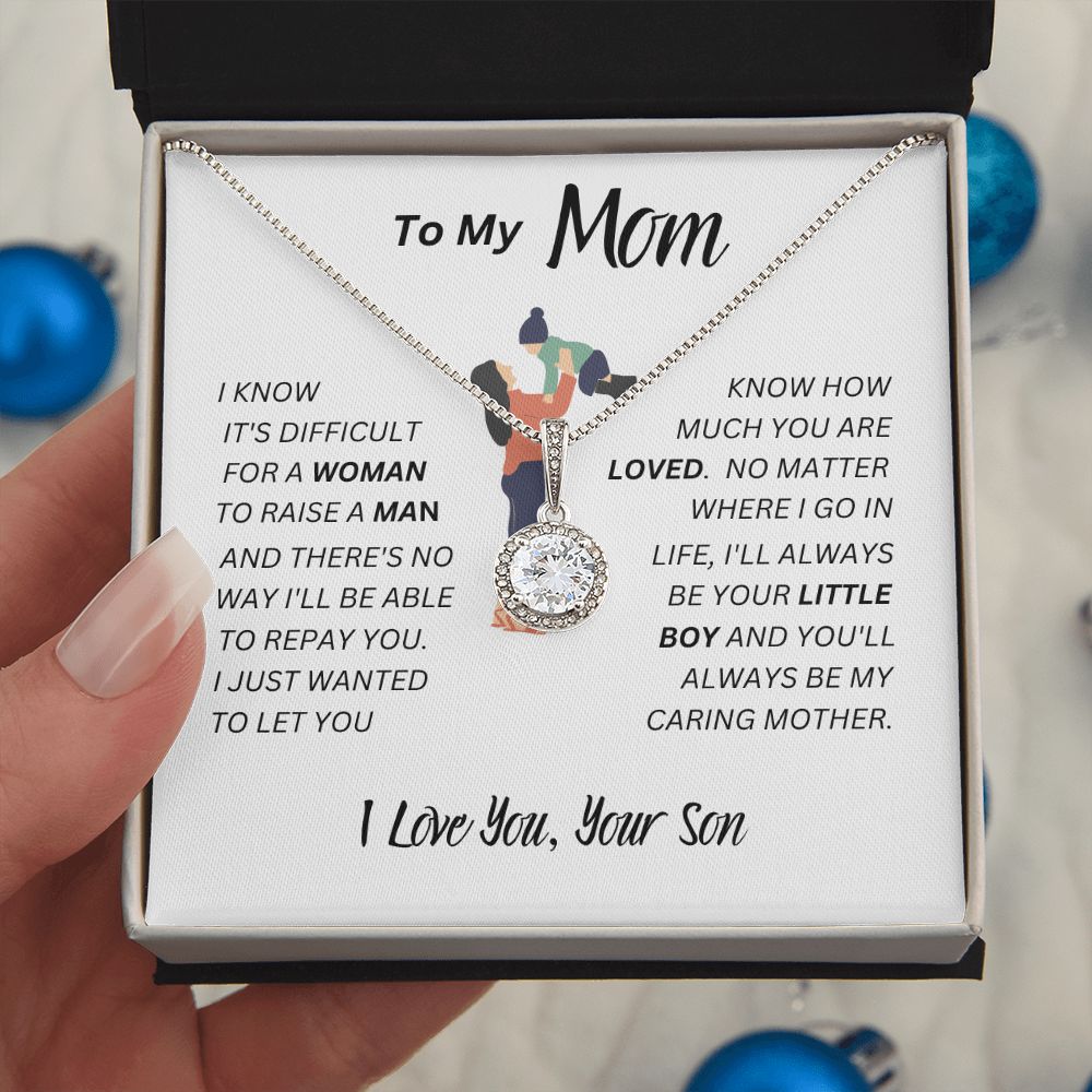 Son - To My Mom - Caring Mother - Eternal Hope Necklace