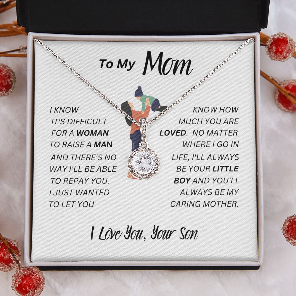 Son - To My Mom - Caring Mother - Eternal Hope Necklace