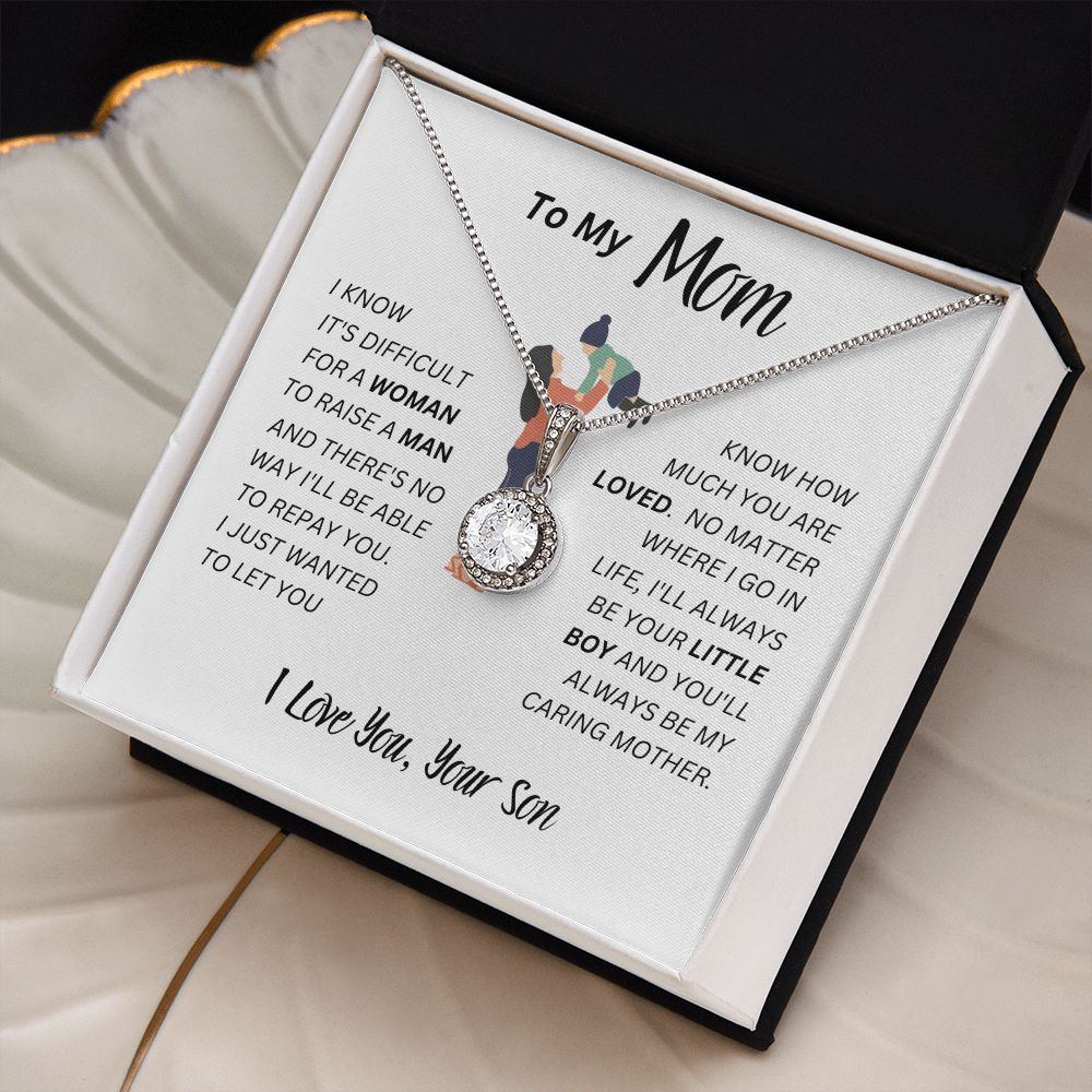 Son - To My Mom - Caring Mother - Eternal Hope Necklace
