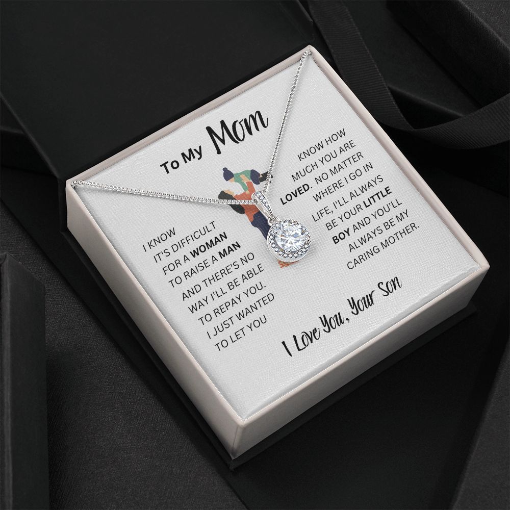 Son - To My Mom - Caring Mother - Eternal Hope Necklace