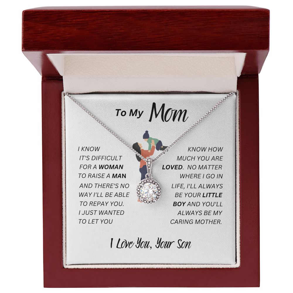 Son - To My Mom - Caring Mother - Eternal Hope Necklace