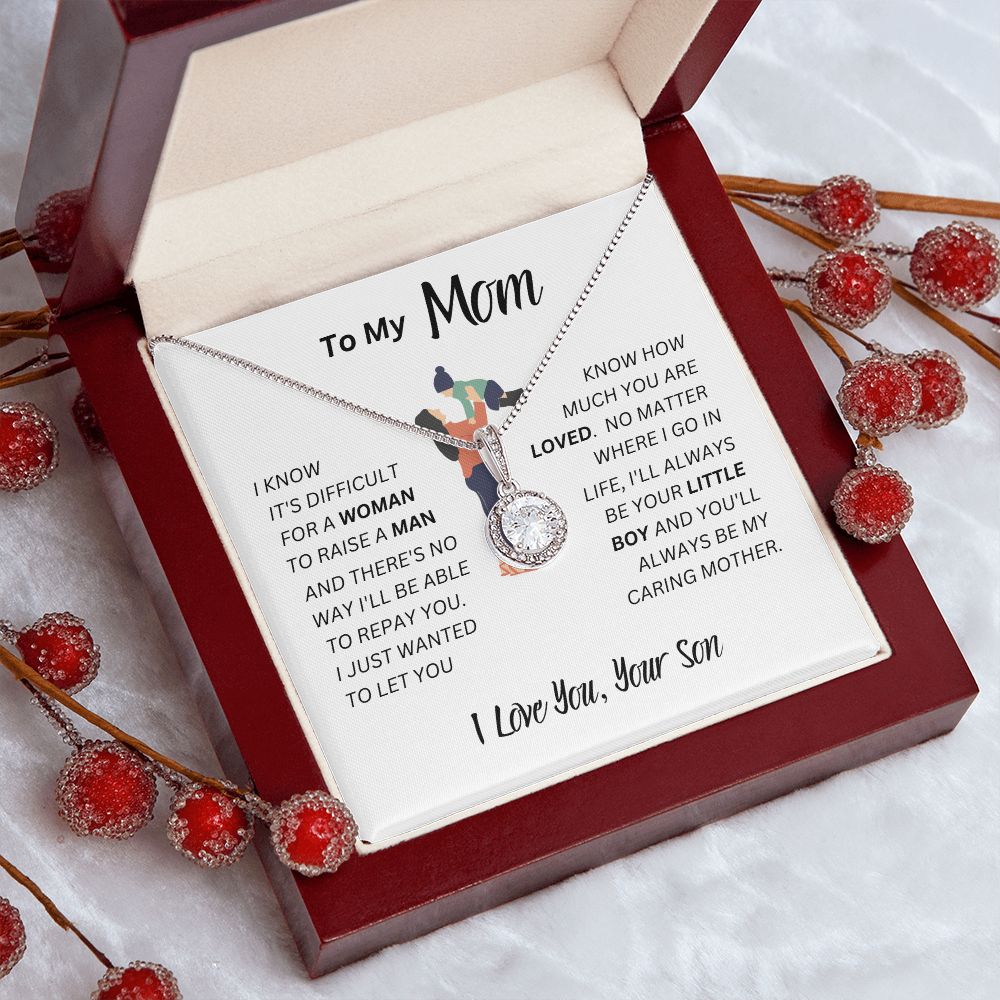 Son - To My Mom - Caring Mother - Eternal Hope Necklace