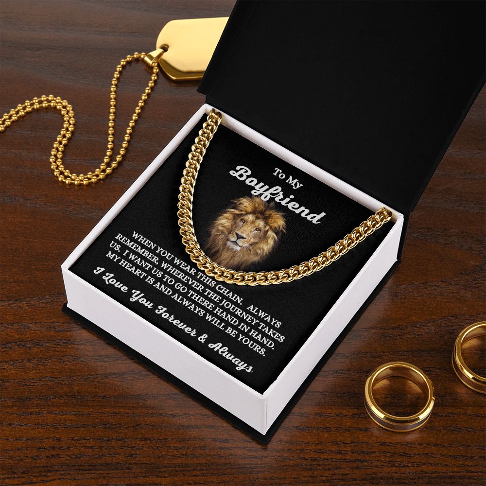 To My Boyfriend - When You Wear This Chain - Cuban Link Chain