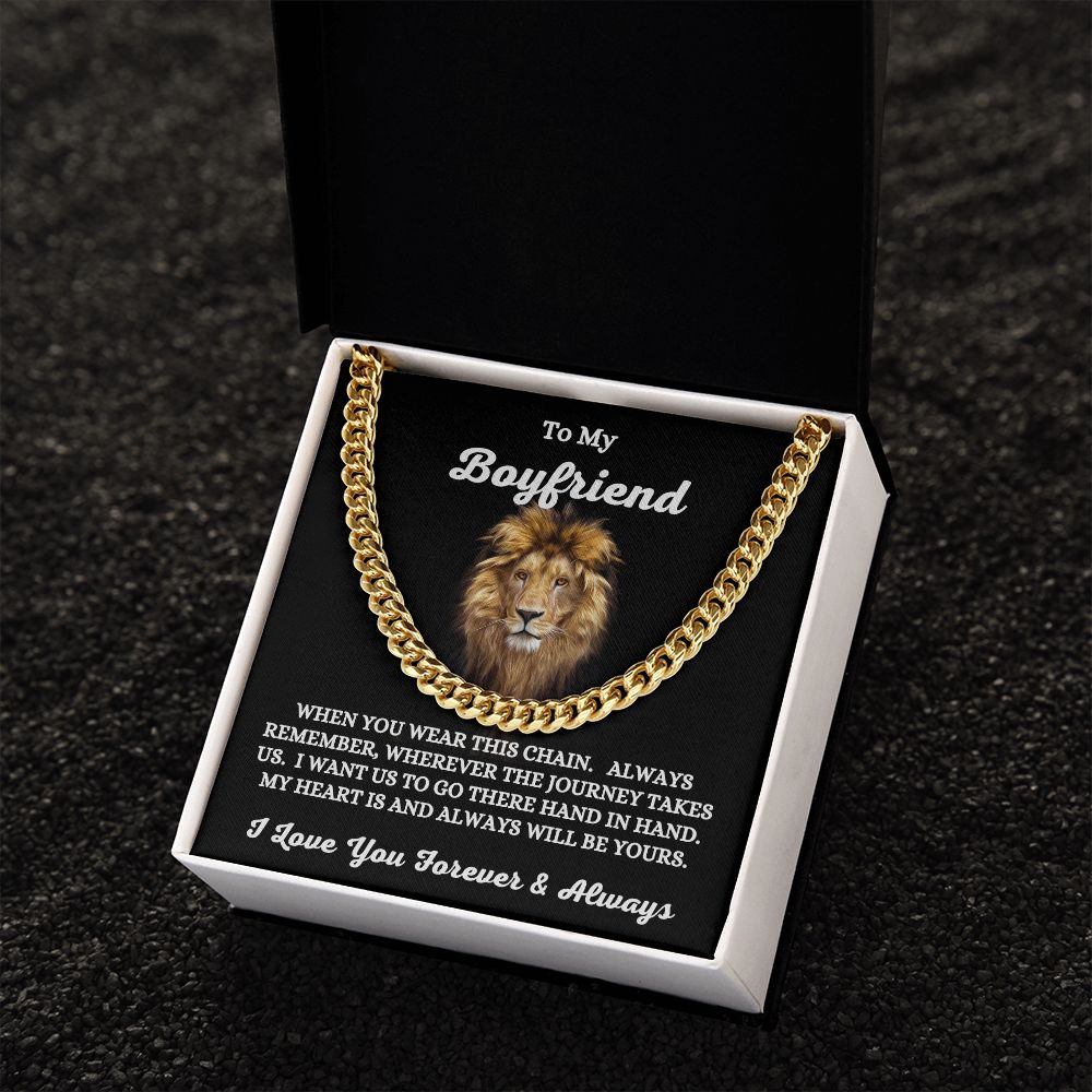 To My Boyfriend - When You Wear This Chain - Cuban Link Chain