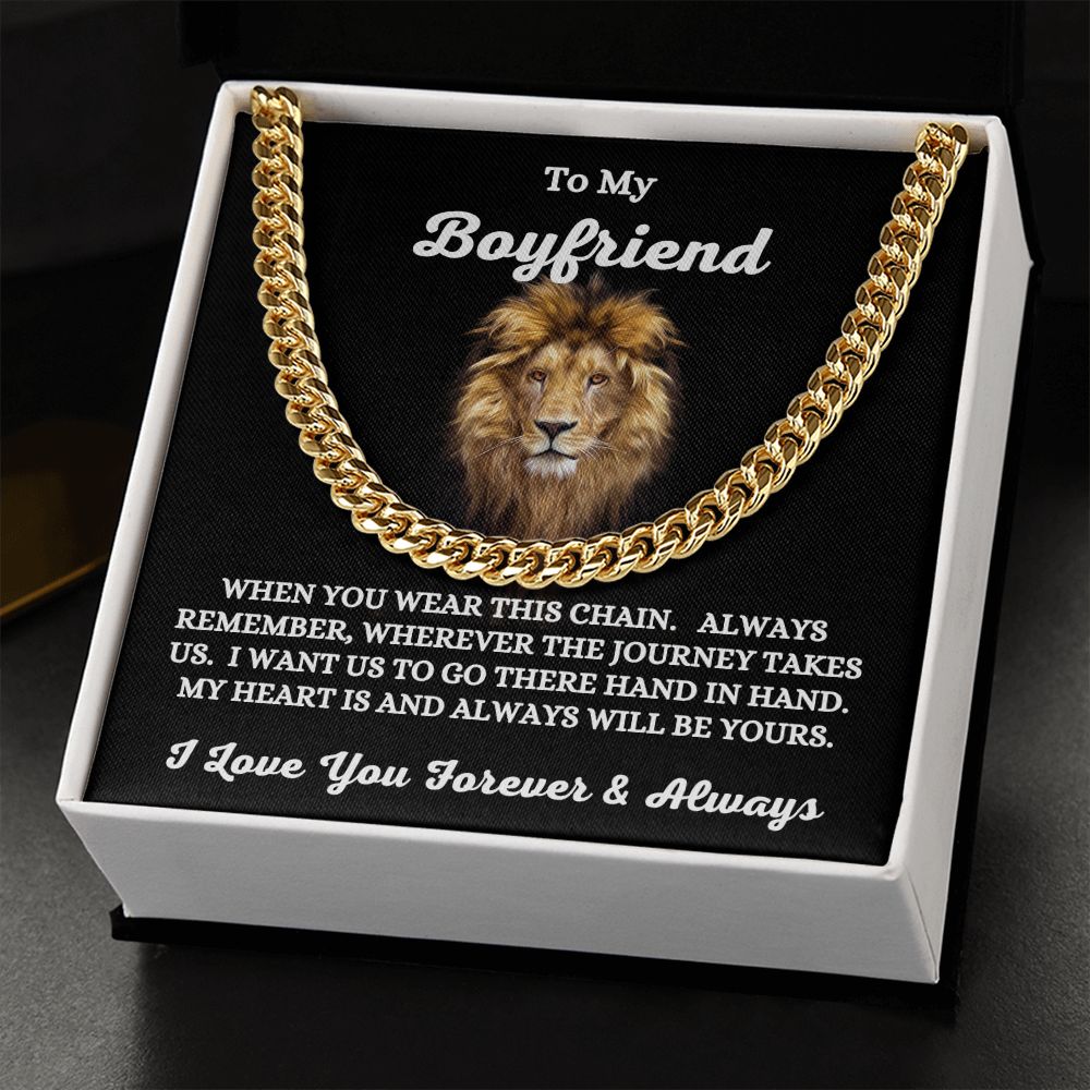 To My Boyfriend - When You Wear This Chain - Cuban Link Chain