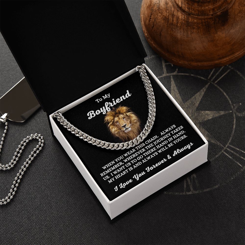 To My Boyfriend - When You Wear This Chain - Cuban Link Chain