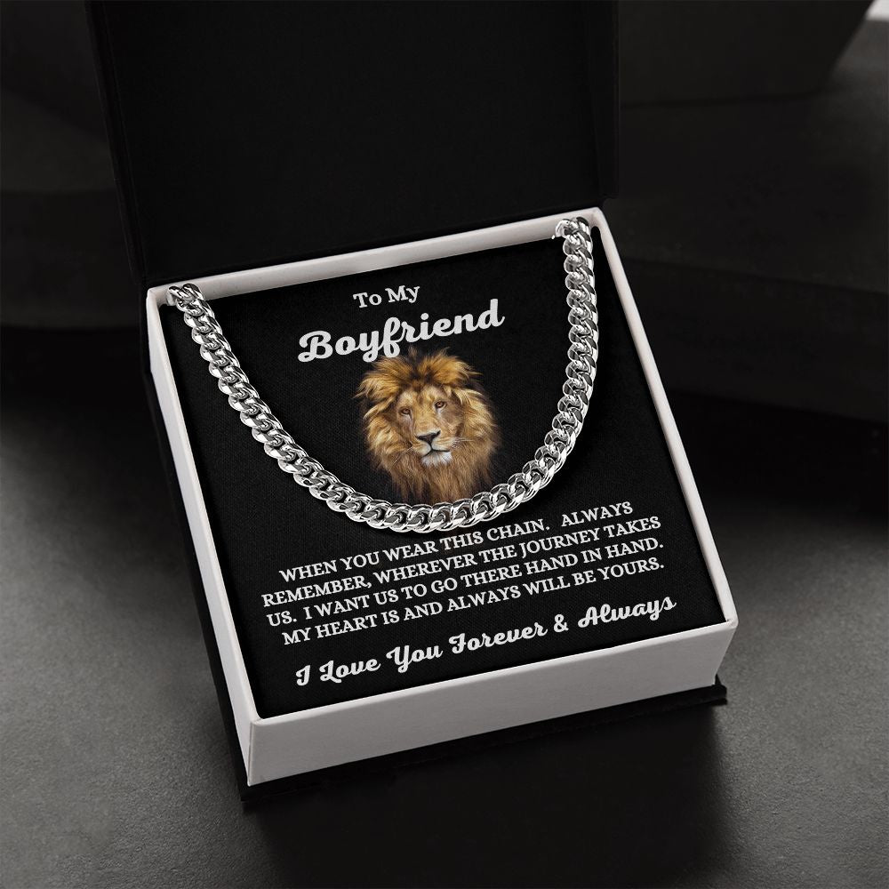 To My Boyfriend - When You Wear This Chain - Cuban Link Chain