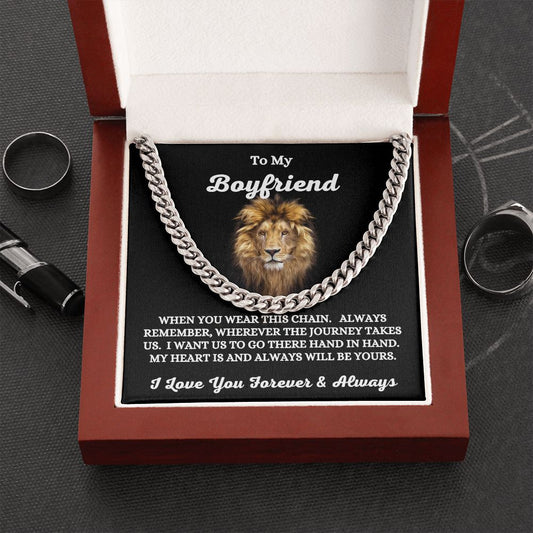 To My Boyfriend - When You Wear This Chain - Cuban Link Chain