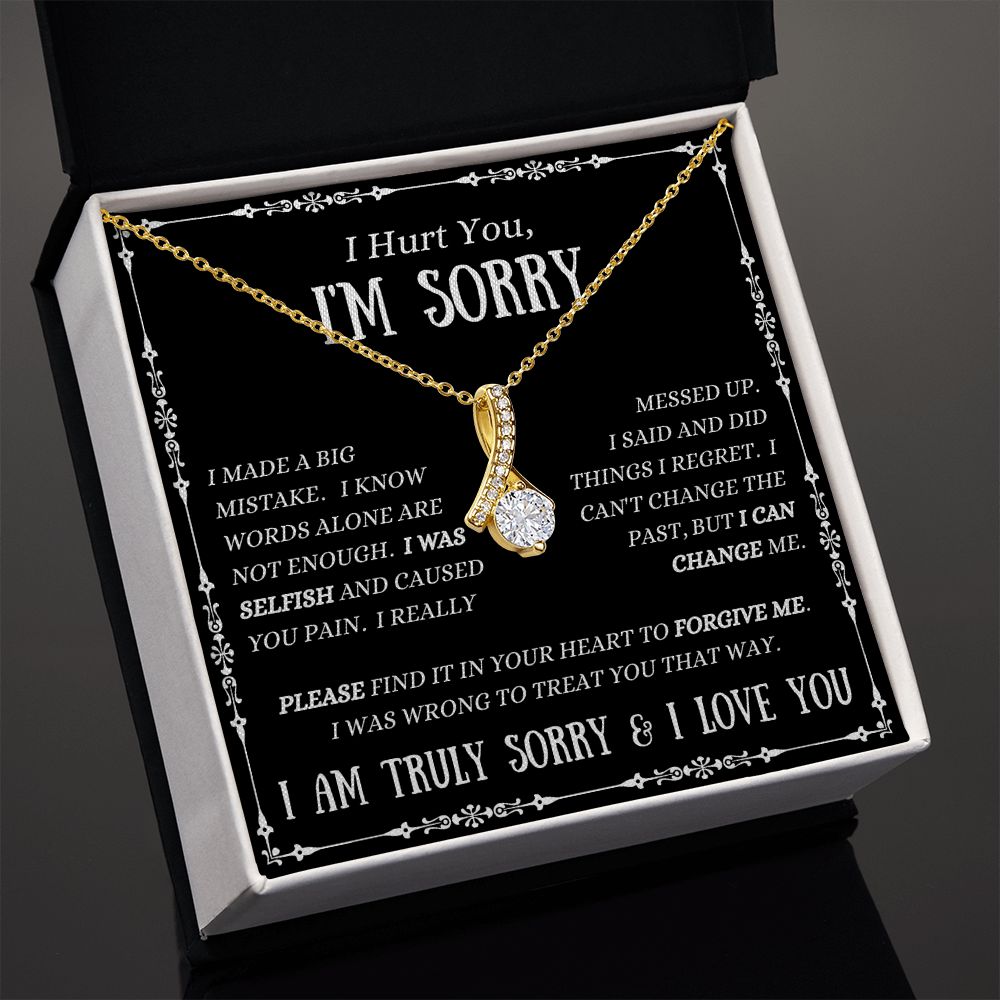 I'M SORRY - Forgive Me - Alluring Beauty Necklace
