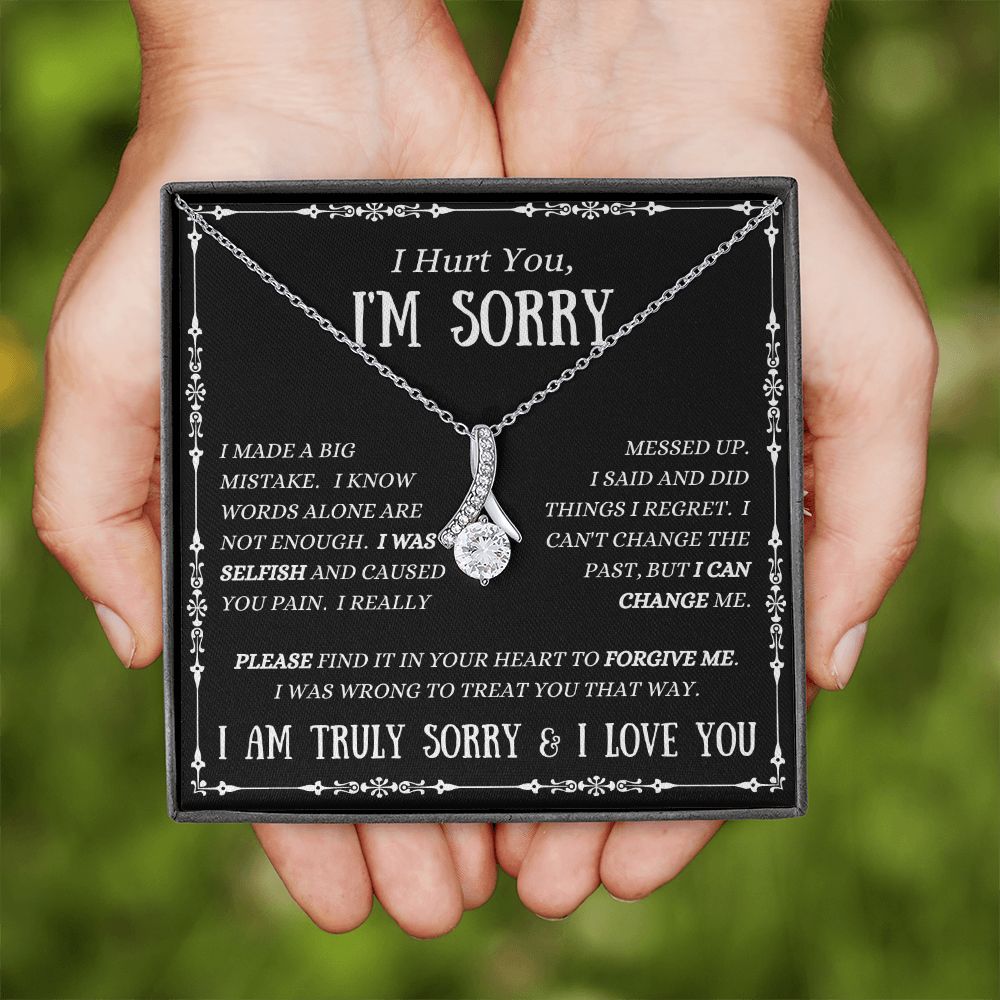I'M SORRY - Forgive Me - Alluring Beauty Necklace