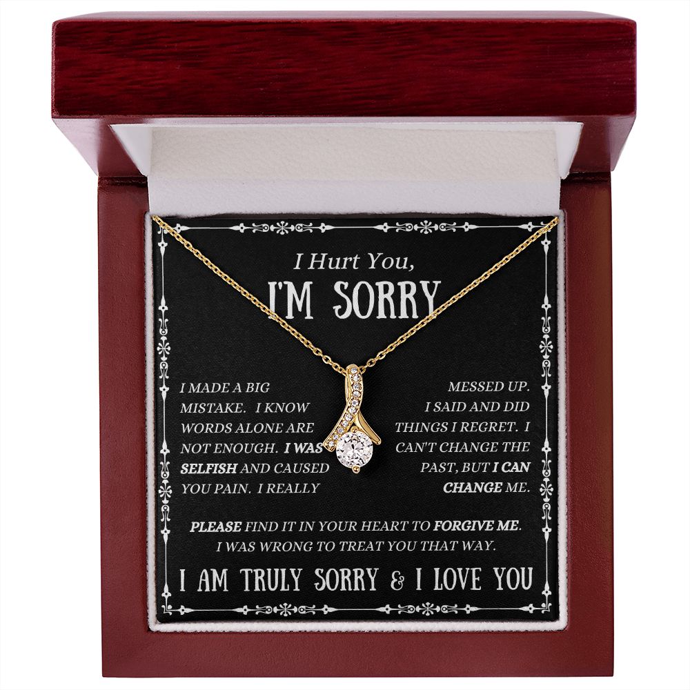 I'M SORRY - Forgive Me - Alluring Beauty Necklace