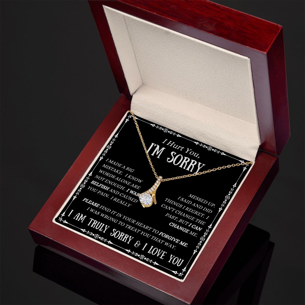 I'M SORRY - Forgive Me - Alluring Beauty Necklace