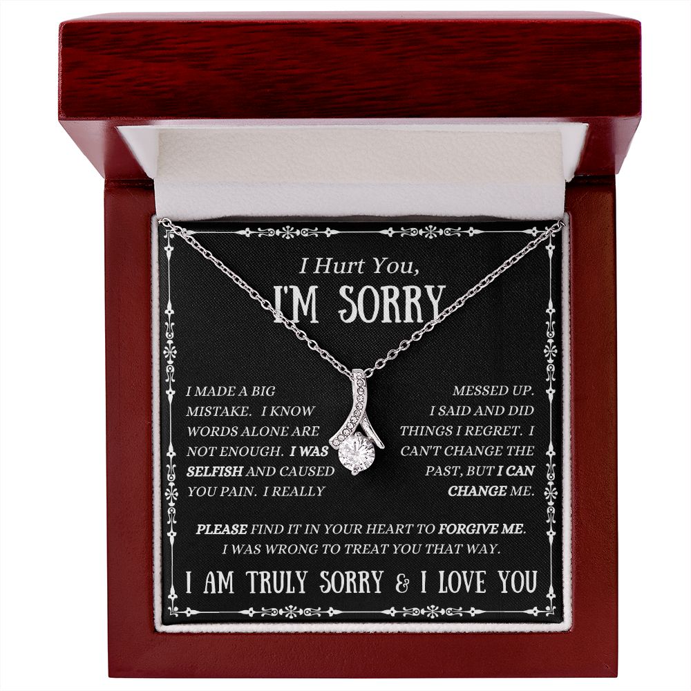 I'M SORRY - Forgive Me - Alluring Beauty Necklace