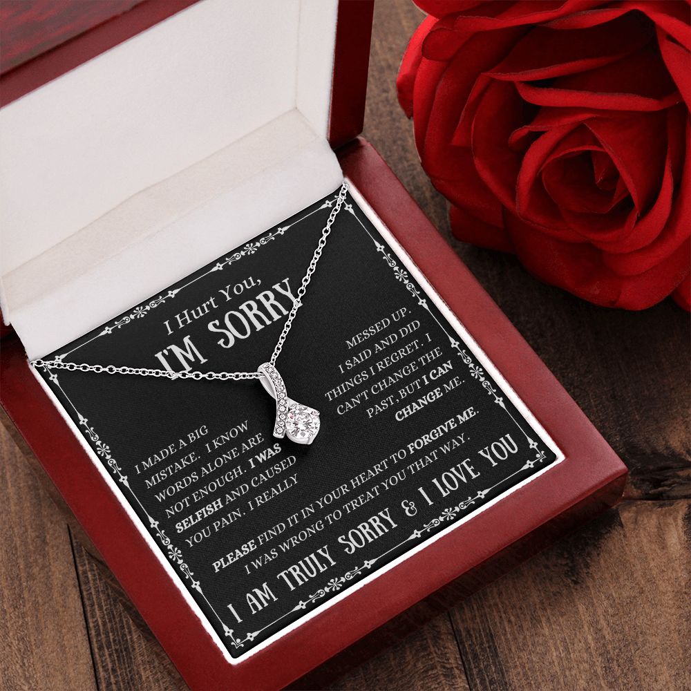 I'M SORRY - Forgive Me - Alluring Beauty Necklace