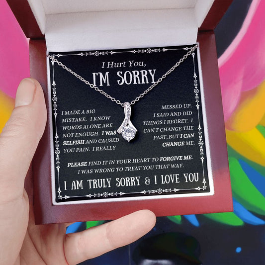 I'M SORRY - Forgive Me - Alluring Beauty Necklace