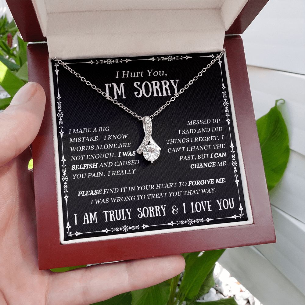 I'M SORRY - Forgive Me - Alluring Beauty Necklace