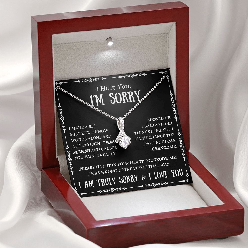 I'M SORRY - Forgive Me - Alluring Beauty Necklace