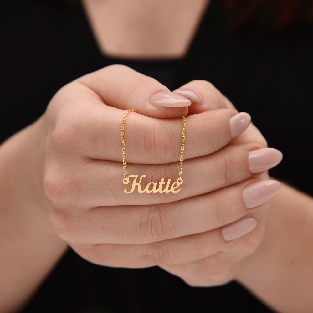 Dad - To My Beautiful Daughter - You Will Always Be My Baby Girl - Personalized Name Necklace - Daughter Gift - Birthday Gift - Graduation Gift - Christmas Gift