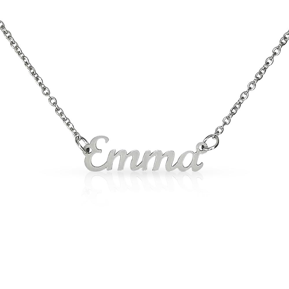 Custom Name Necklace (No Message Card) - Gift for Her - Mother's Day Gift - Graduation Gift - Personalized Gift - Women Name Necklace - Birthday Gift - Christmas Gift