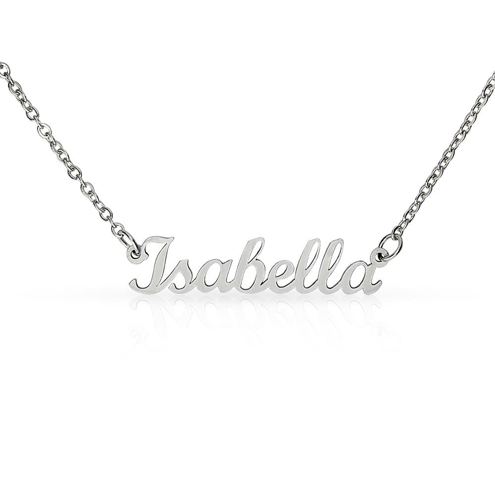 Custom Name Necklace (No Message Card) - Gift for Her - Mother's Day Gift - Graduation Gift - Personalized Gift - Women Name Necklace - Birthday Gift - Christmas Gift