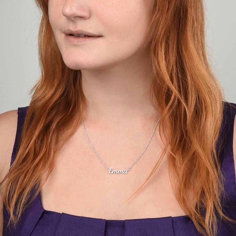 Custom Name Necklace (No Message Card) - Gift for Her - Mother's Day Gift - Graduation Gift - Personalized Gift - Women Name Necklace - Birthday Gift - Christmas Gift