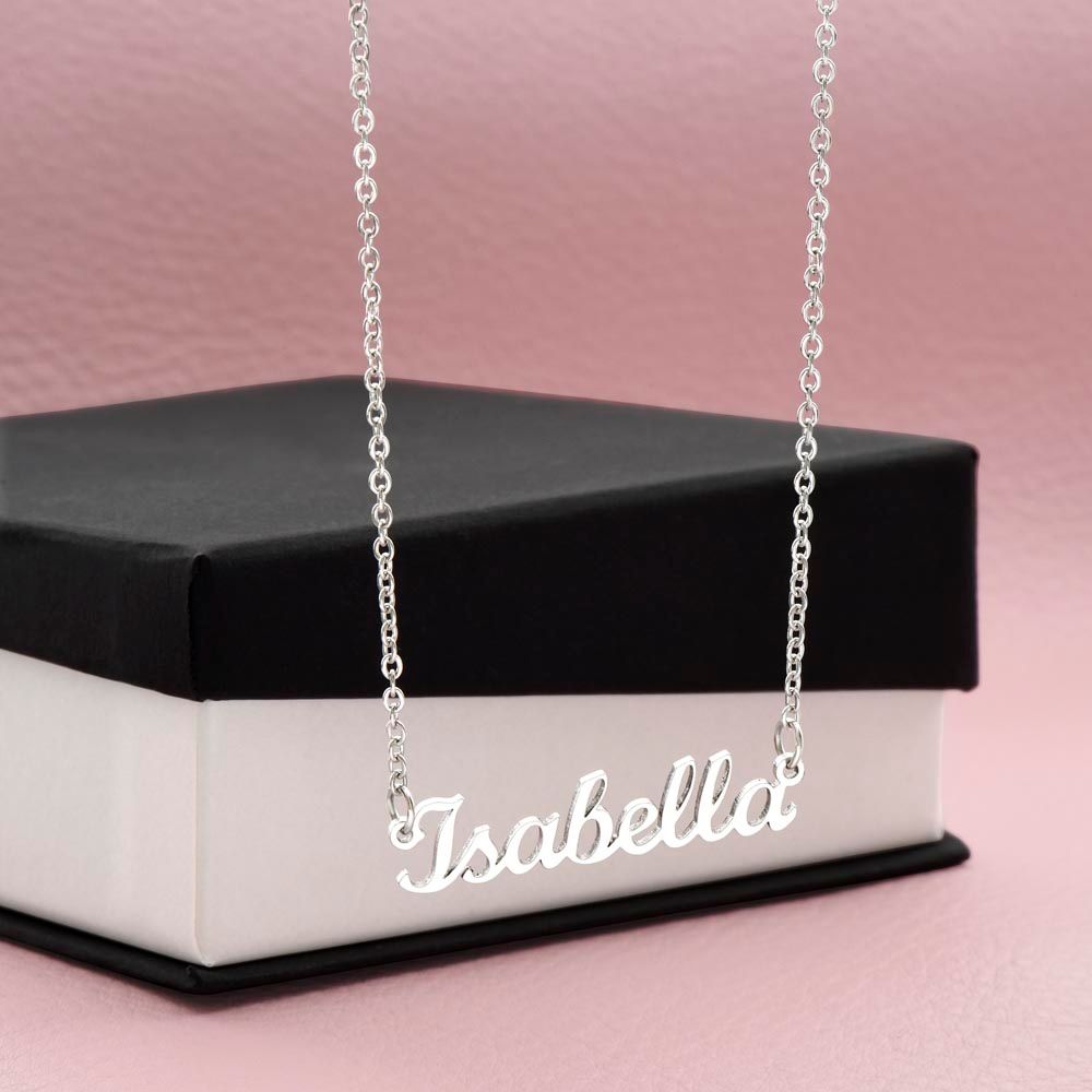 Custom Name Necklace (No Message Card) - Gift for Her - Mother's Day Gift - Graduation Gift - Personalized Gift - Women Name Necklace - Birthday Gift - Christmas Gift