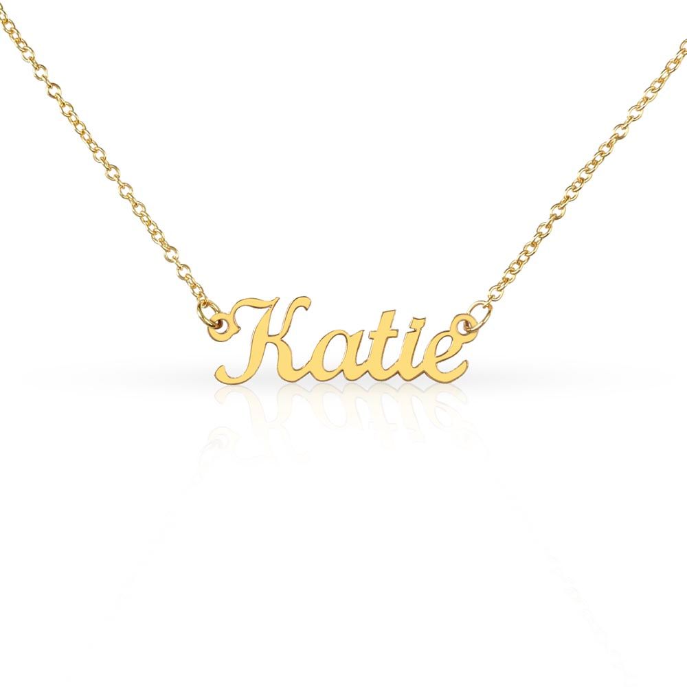 Custom Name Necklace (No Message Card) - Gift for Her - Mother's Day Gift - Graduation Gift - Personalized Gift - Women Name Necklace - Birthday Gift - Christmas Gift