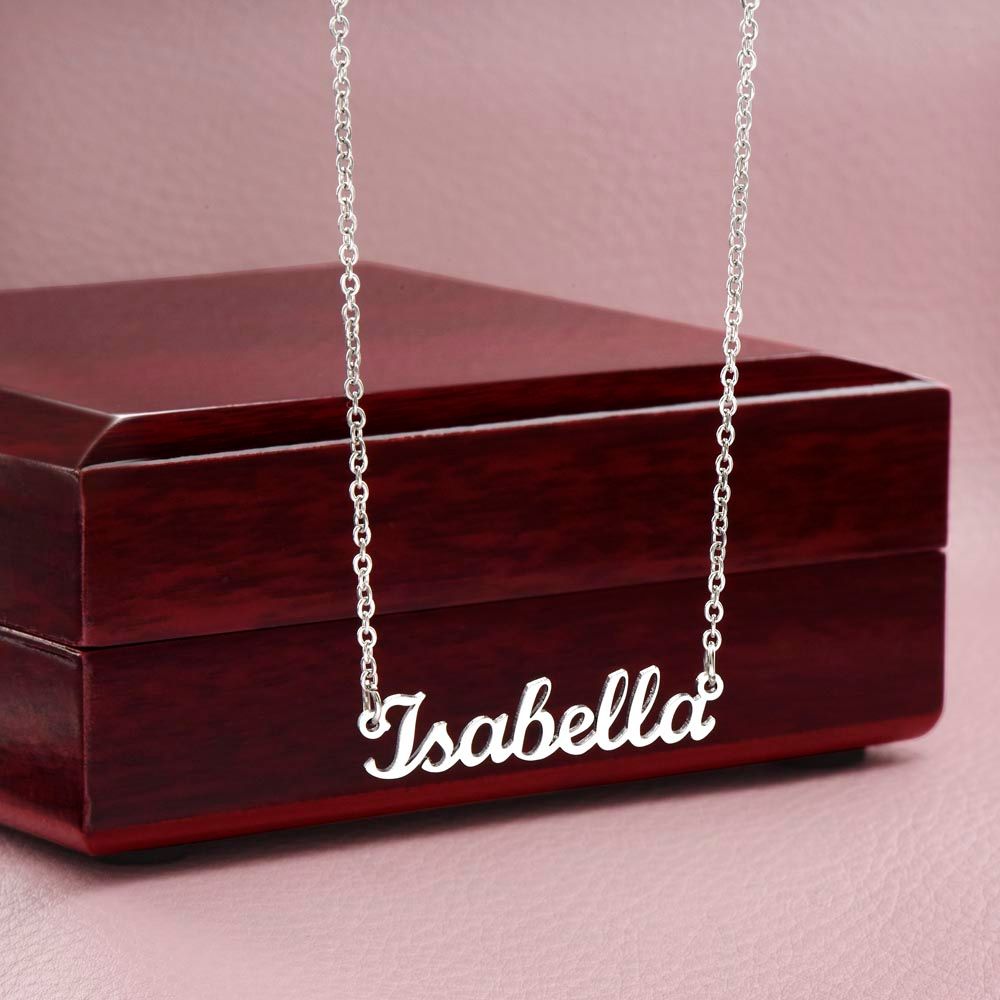 Custom Name Necklace (No Message Card) - Gift for Her - Mother's Day Gift - Graduation Gift - Personalized Gift - Women Name Necklace - Birthday Gift - Christmas Gift