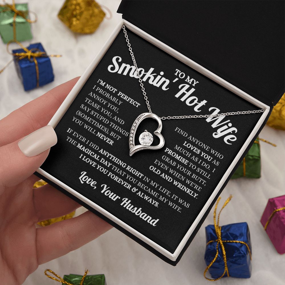 Husband - To My Smokin' Hot Wife - Magical Day - Forever Love Necklace