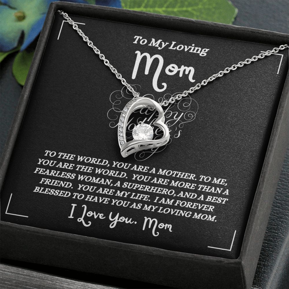 Happy Mother's Day - To My Loving Mom - Forever Love Necklace