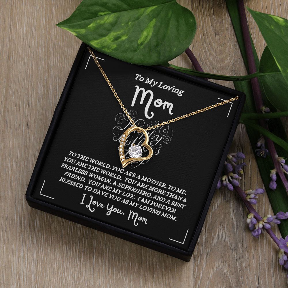 Happy Mother's Day - To My Loving Mom - Forever Love Necklace